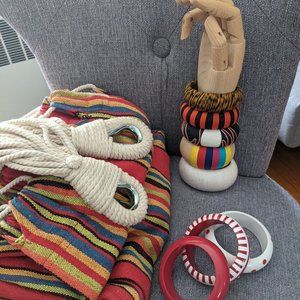 8 wooden bangles (Hammock Unavailable)